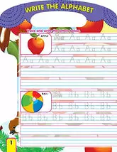 Alphabet Write and Wipe Book for Age 2+ - With Free Pen